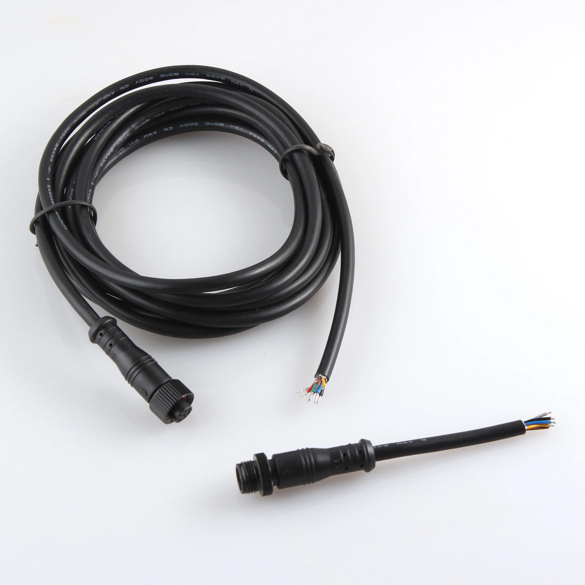 M10 4pin IP67 водонепроницаемый кабель Разъемы для Подводного насоса силовой кабель с M10 Панель Крепление