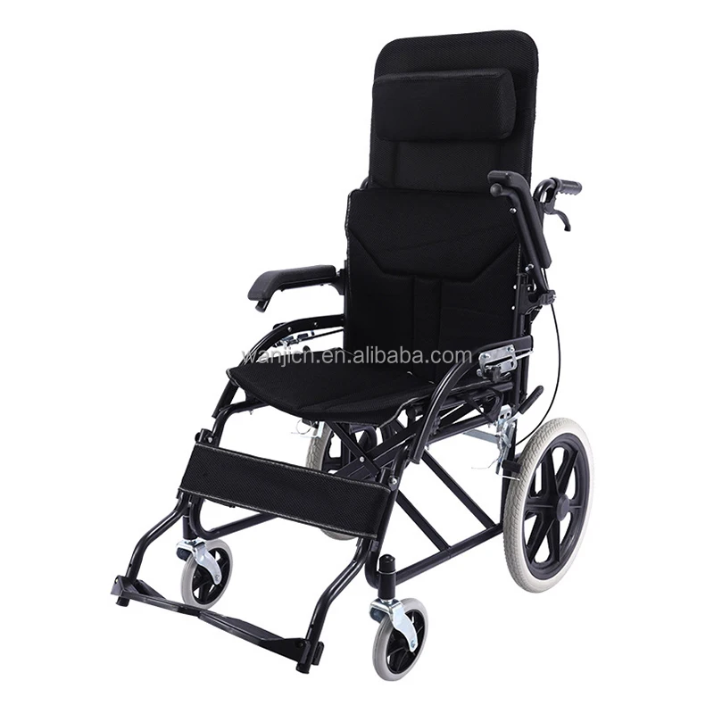 China Manufacturers Custom Manual Semi-recumbent Adjustable All Terrain Wheelchair