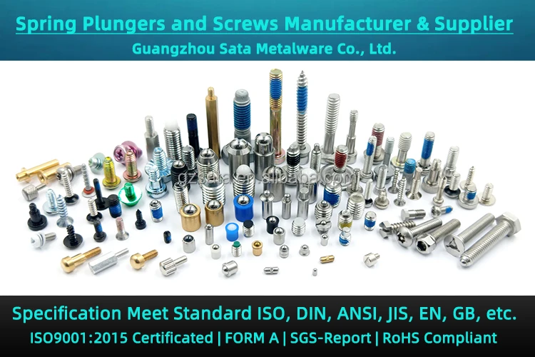 Spring Plungers Screws Supplier