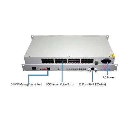 30 Channel  (fxs/fxo) Voice POTs Fiber Optical Multiplexer Voice over Fiber Converter