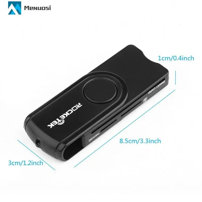 Rocketek SIM card reader multifunction USB chip EMV smart card reader
