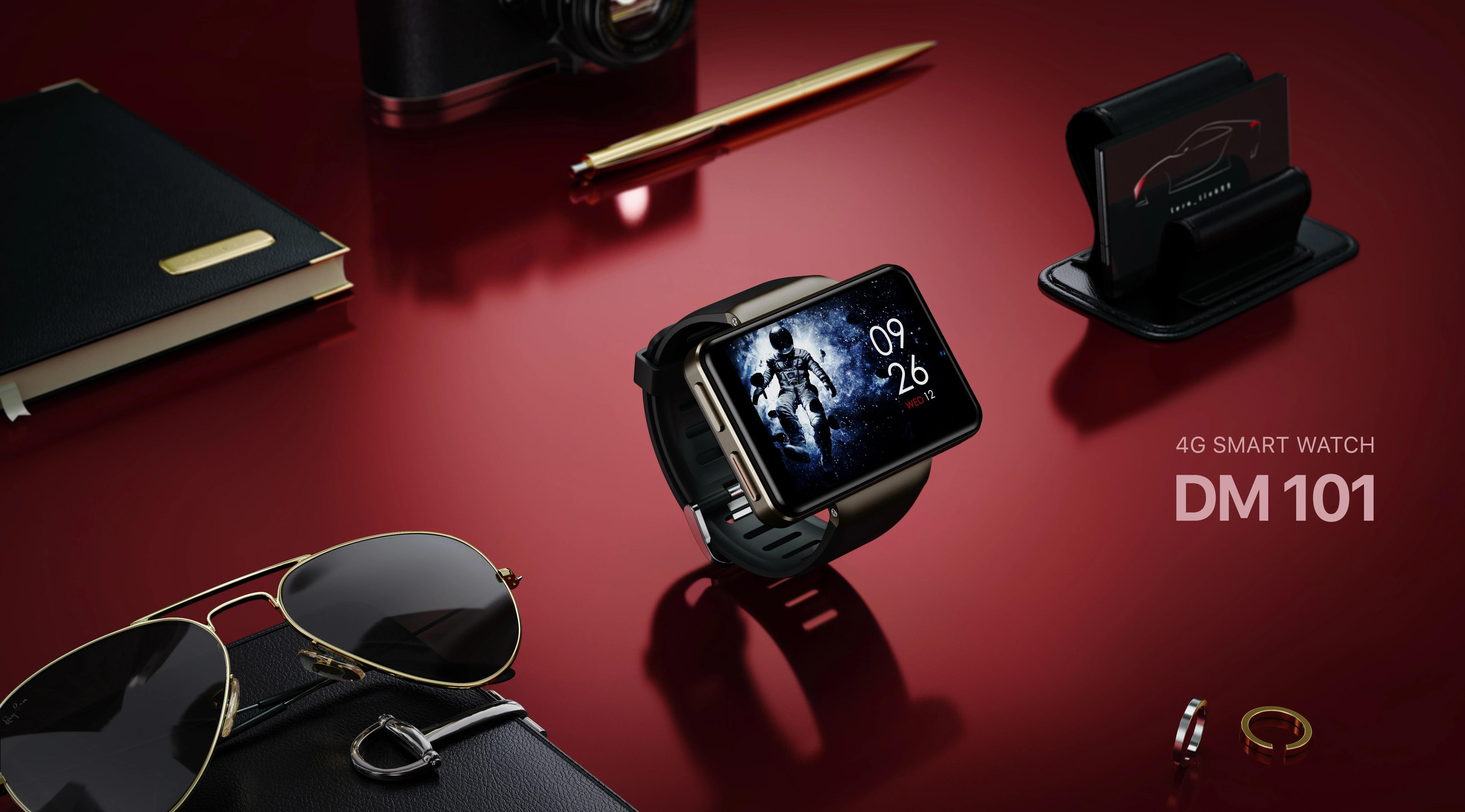 DM101 Smart Watch 2.4Inch Touch Screen Dual Camera Android Ios Smartwatch GPS WiFi 4G Smart Watch Phone DM101