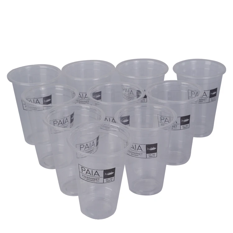 Custom Disposable Plastic Cups with Lids Plastic Cups with logo Custom logo Printed