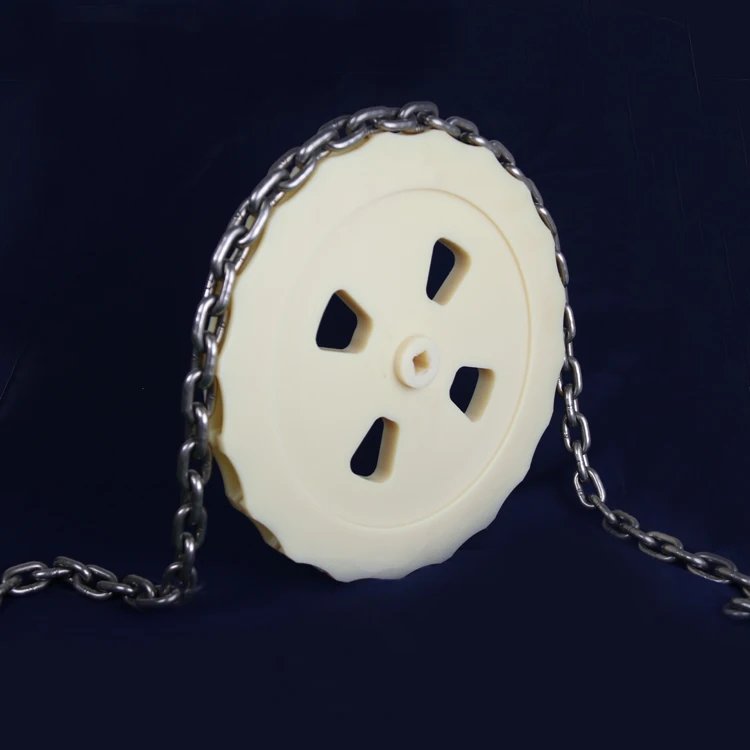 Competitive Price nylon plastic internal ring gear Chain and nylon sprocket wheel chain gear wheel