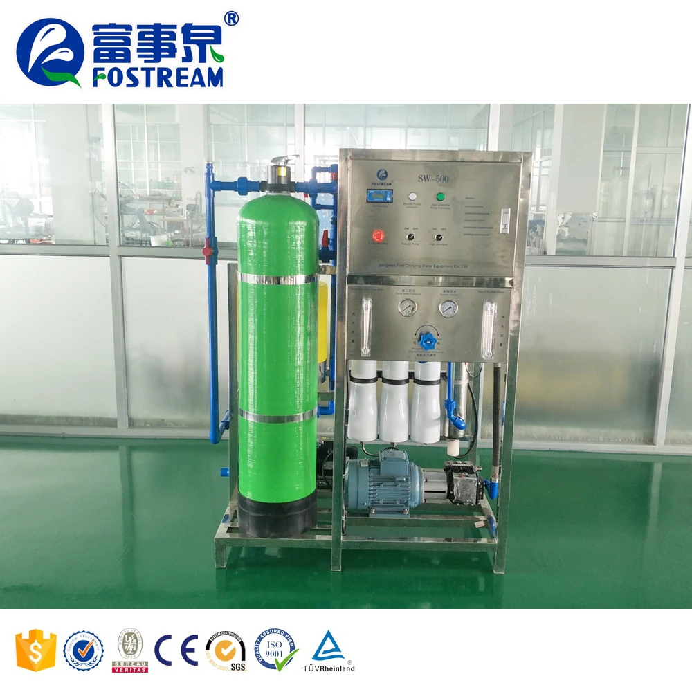 Fostream 250lph 500lph 1000lph Reverse Osmosis Salty Saltwater System Sea Salt Water Seawater Filter