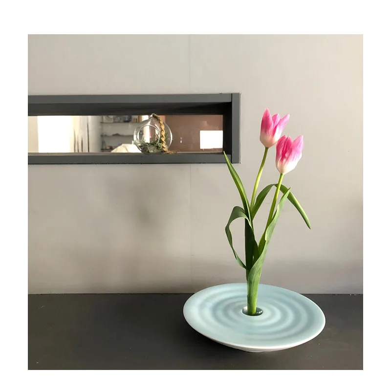 Modern restaurant decoration simple white ceramic porcelain vases for sale