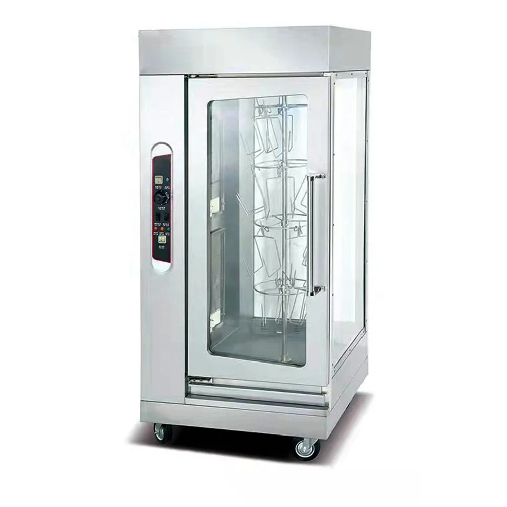 Commercial Rotary Chicken Rotisserie Oven Hanging Asador De Pollos Barbecue Griller Shawarma Grill BBQ Machine for Restaurant