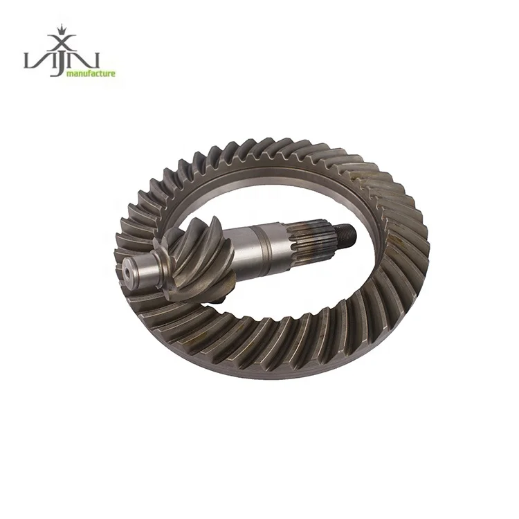differential gears ratio 6x38 7x37 8x39 9x39 crown gear pinion for jcb crown wheel pinion ring gear and pinion