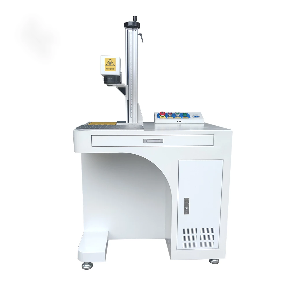 Factory desktop fiber Laser Marking Machine 20w 30w 50w  Fiber Laser marker  Machine for metal logo have a good price