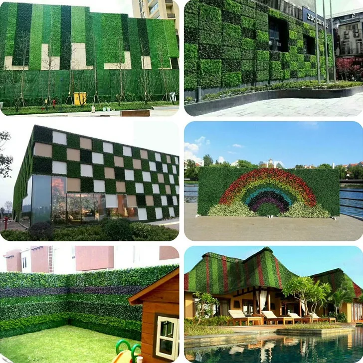 K-0277 Custom Artificial Green Grass Decorative Home Garden Plant Wall Artificial Grass Wall