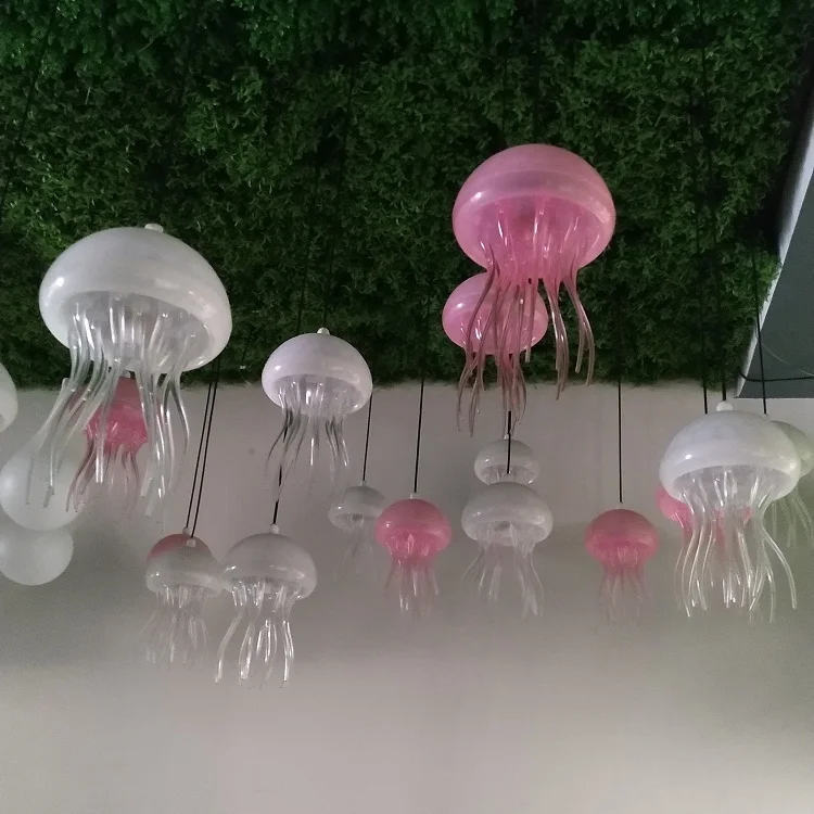 Ocean Pavilion RGB color change simulate jellyfish lamp for sightseeing