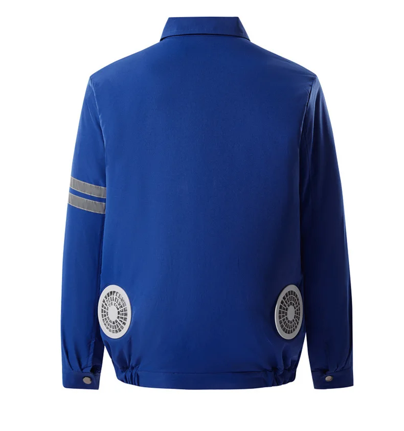 ANSZKTN Wholesale custom Sun-proof Clothing Men Jacket Coat Turn-Down Collar Air conditioner Clothes with reflective stripe