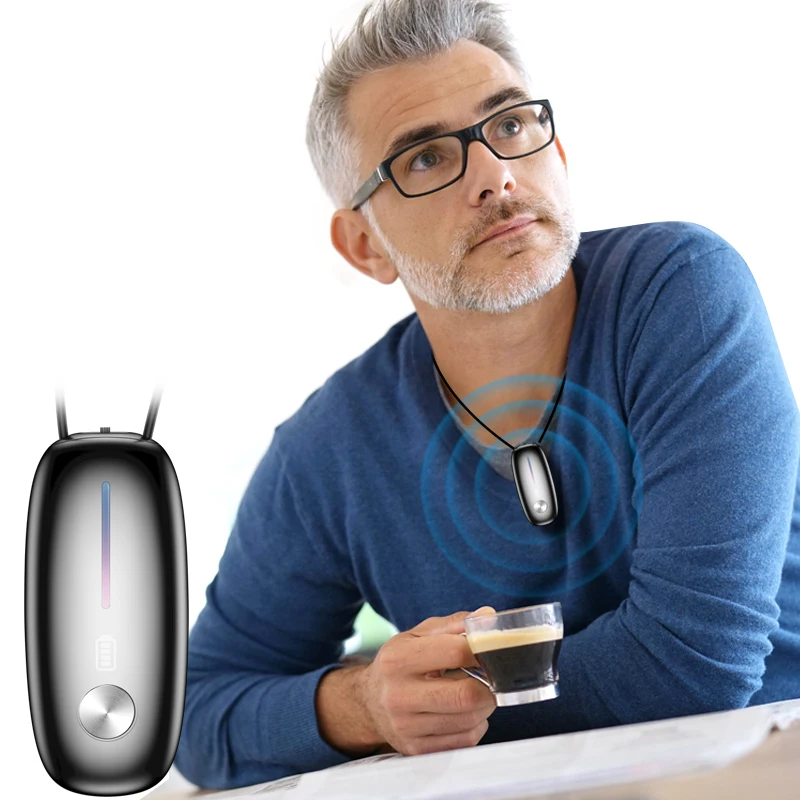 
Anion air purifier factory direct wholesales necklace air purifier wearable air purifier 