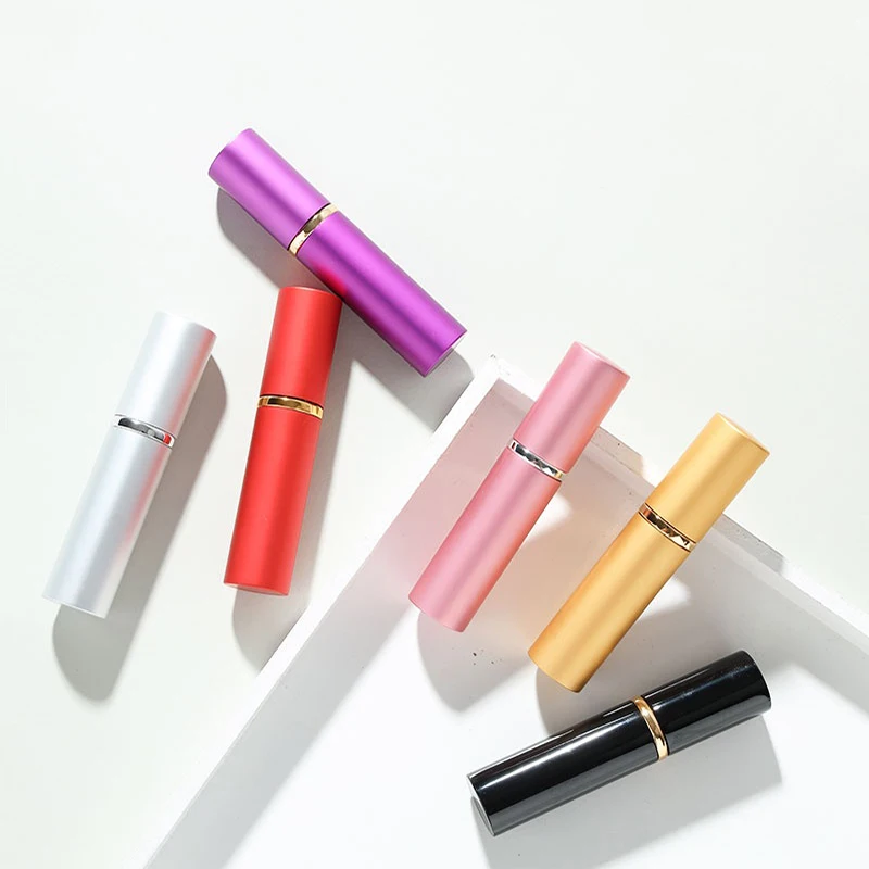 Empty Glass Inner 5ml 10ml 15ml Pocket Portable Travel Aluminium Perfume Atomizer