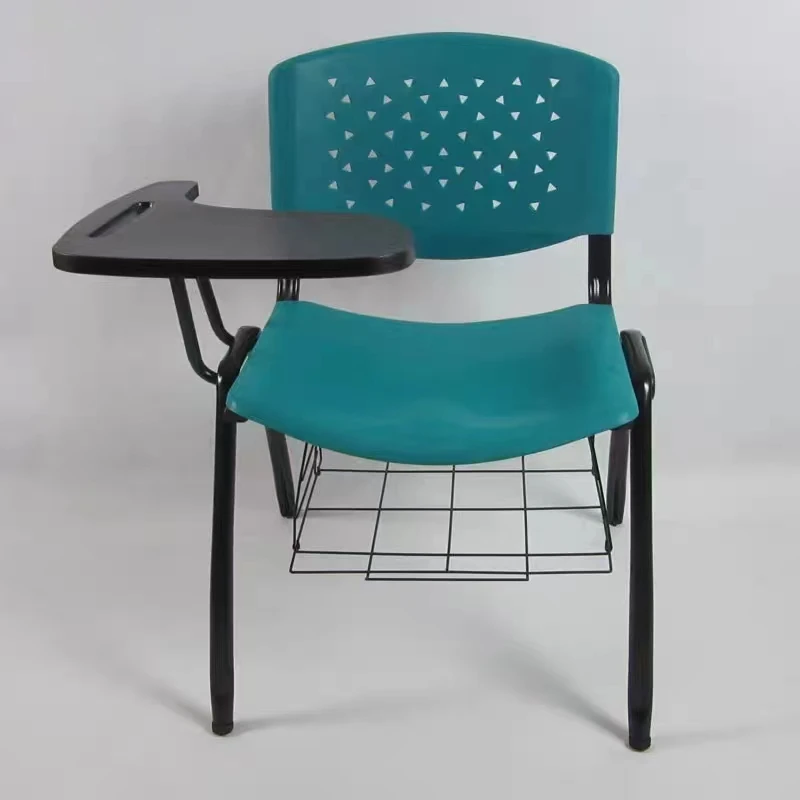 Bestselling Student Plastic Chair With Writing Pad And Book Holder school chair