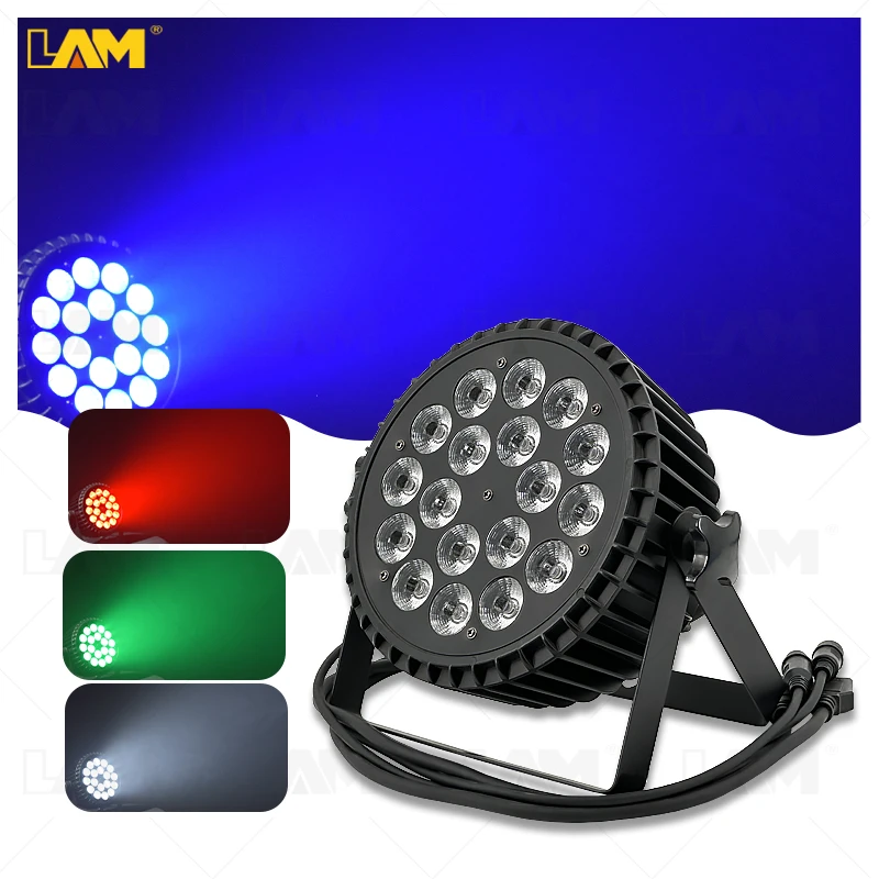 18pcs 10w rgbw 4in1 led par light 18*10w /12w /15w /18w stage light