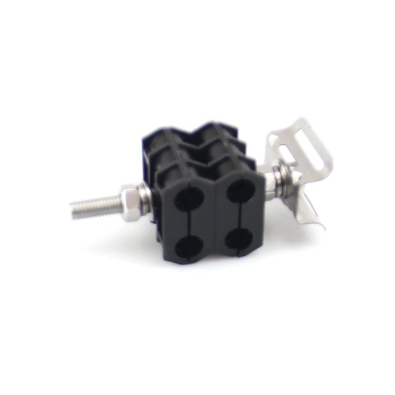 telecommunication passivated surface treatment china rf twin coaxial superflex smooth cable feeder clamp for telecom industry