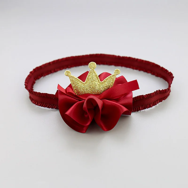 Baby girl  beautiful crown bow headdress Headband