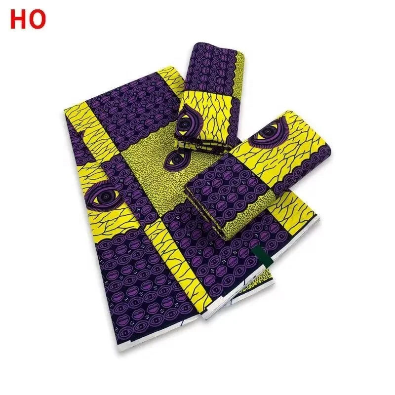 ACI Pagne Chiganvi African Wax Fabric Original Dutch Loincloth Holland Fabric African Cotton Wax Print 6 Yards/Piece For Party