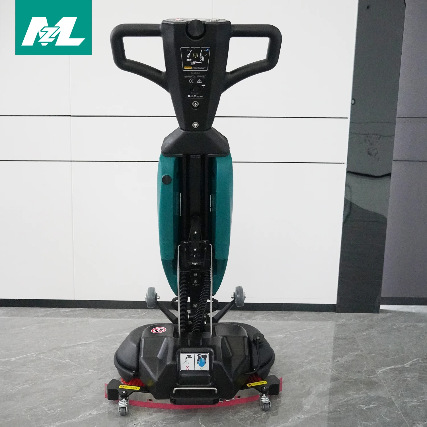 MZL Industrial Floor Scrubber Electric Double Brush Mini Floor Scrubber Machine