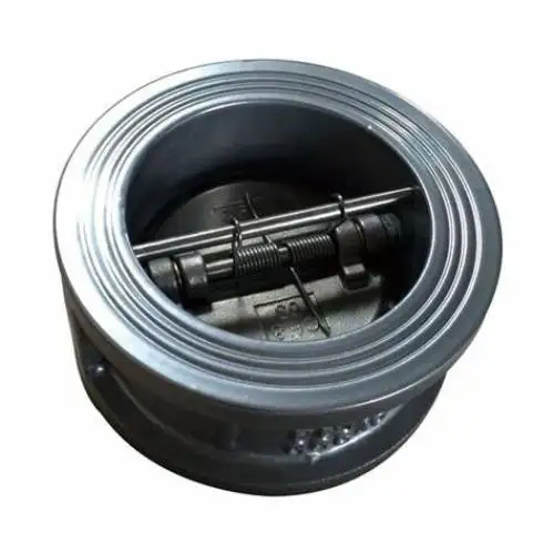 Sanitary Wafer Type Check Valve 304 316 Stainless Steel with Double Flap Welded Check Valve