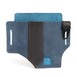 Retro Outdoor Real Leather Waist Hanged Tactical Bag Tool Carry Pocket Pouch Cross-border EDC Tactical Tool Pouch Unisex JESBOND