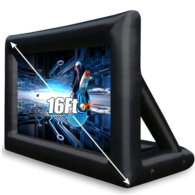 Customized 18ft 20ft 25ft 16ft Inflatable Outdoor Inflat Projection Cinema Movie Screen
