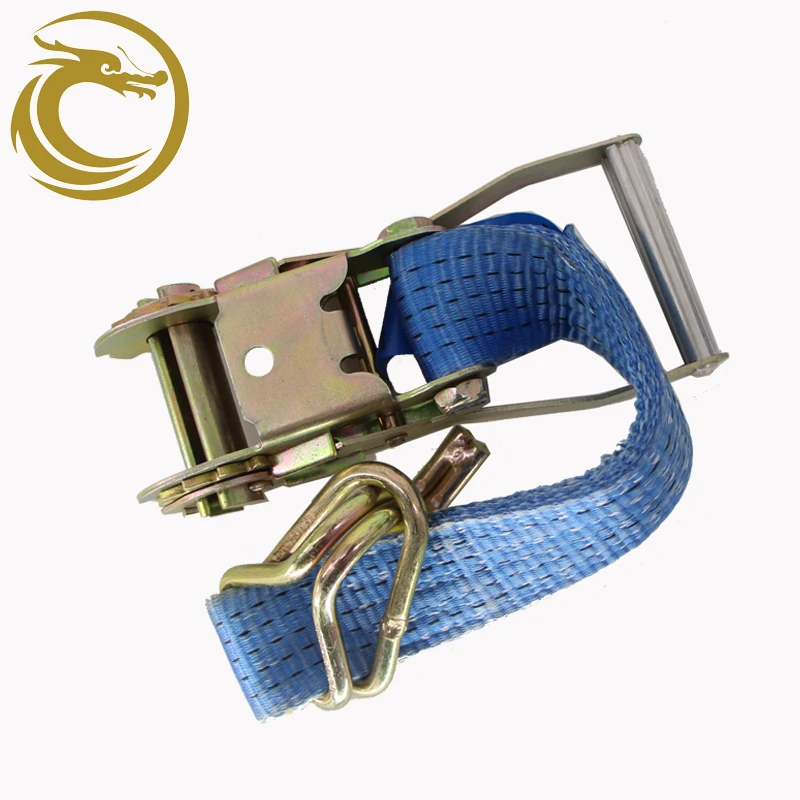 wholesale Retractable Cargo Lashing Belt Ratchet Strap Logo 50mm x 10m Rachet Tie Down Cargo Ratchet Strap