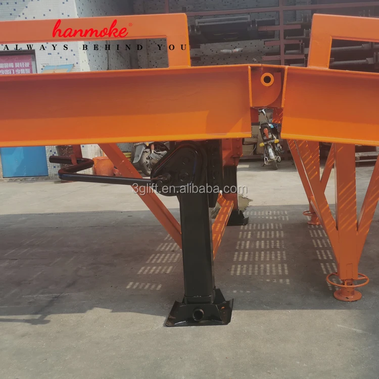 High Quality 15T Capacity Mobile Container Loading Bridge Steel Yard Ramp