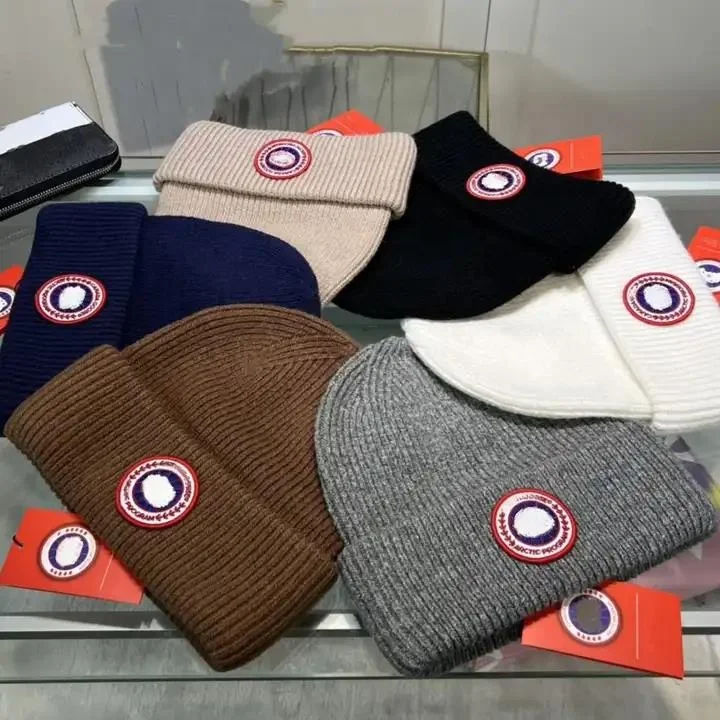 High Quality 2024 Wholesale Luxury Designer goose Beanies caps Winter Knitted goose cap Beanies women men