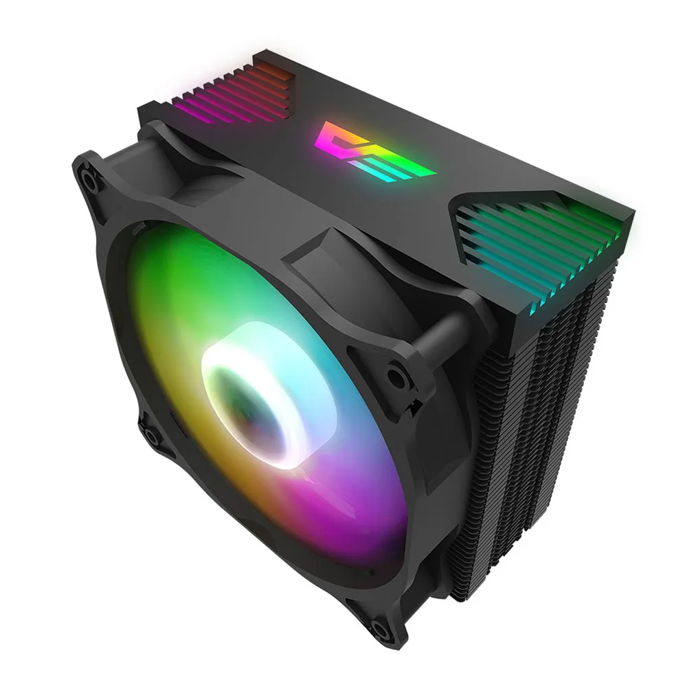 Darkflash A-RGB Бесплатная-Образец OEM горячая продажа высокая-рентабельная с Heatstick вентилятор воздушного охлаждения процессорный кулер для игровой компьютер