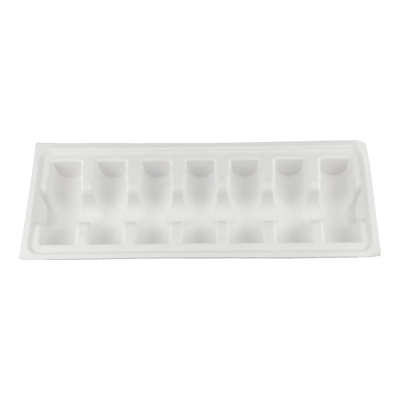 Eco Friendly Sugarcane Bagasse Paper Molded Fiber Pulp Insert Wine Shipper Mold Box Tray Packaging Molding Product
