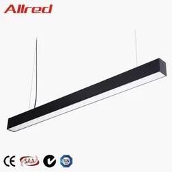 Modern Anti-Glare Suspended Commercial Lighting Linear Led Light Fixture
