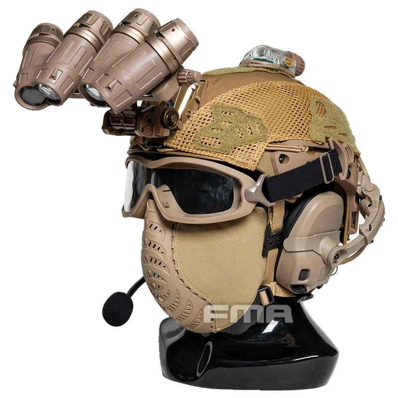 FMA Tactical Helmet EX Helmet Special Cloth Headcover Cover Black Headcover TB1412