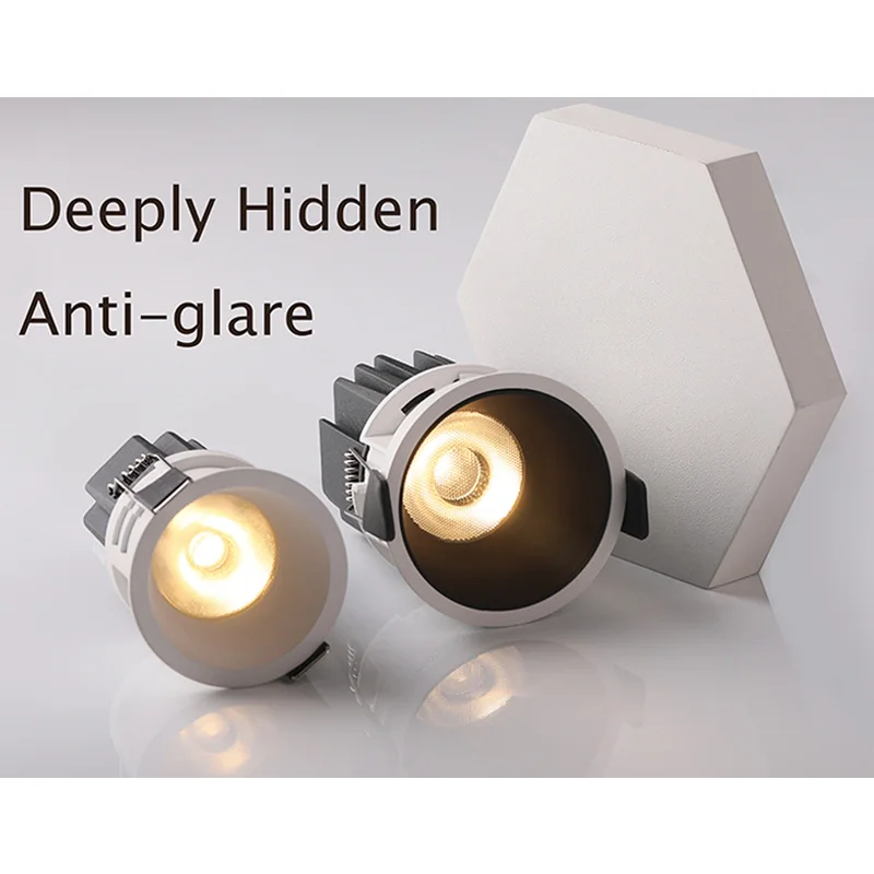 Indoor Lighting Modern Design Aluminum Alloy Recessed Ceiling 10W 13W 18W 26W China Suppliers Cob Led Downlights