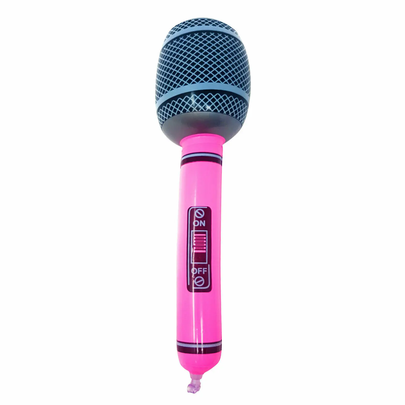 New Inflatable Microphone Blow Up Fancy Dress Party Disco Musical Halloween Accessory Prop