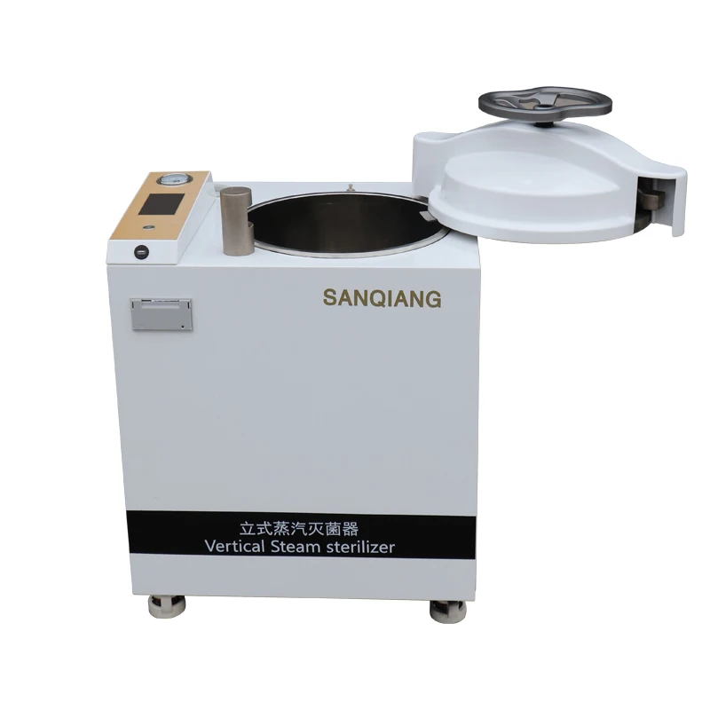 50Liter/80Liter/100Liter dental Medical vertical class b autoclave manufacturer