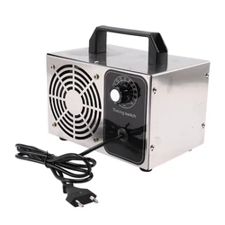 24G/H 220V Ozone Generator Machine Air Filter Purifier Fan for Home Car Formaldehyde Time Switch EU Plug generador de ozono