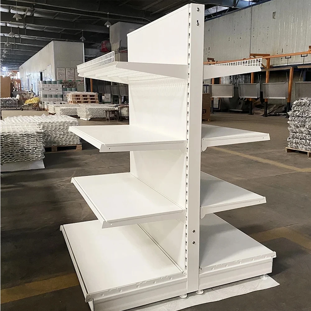 Adjustable Layers High Quality Steel Supermarket Gondola Racks