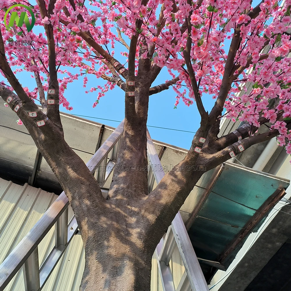 artificial peach blossom tree large artificial flower tree decorative trees for home wedding garden landscape