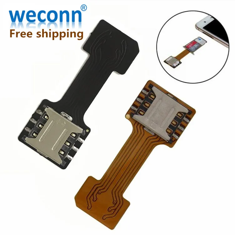 Dual sim adapter hybrid micro sd card for Android