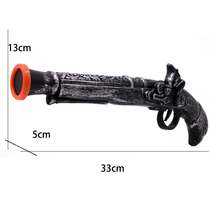 Shantou retro party halloween cosplay boy toys pirate toys guns injection toys molding