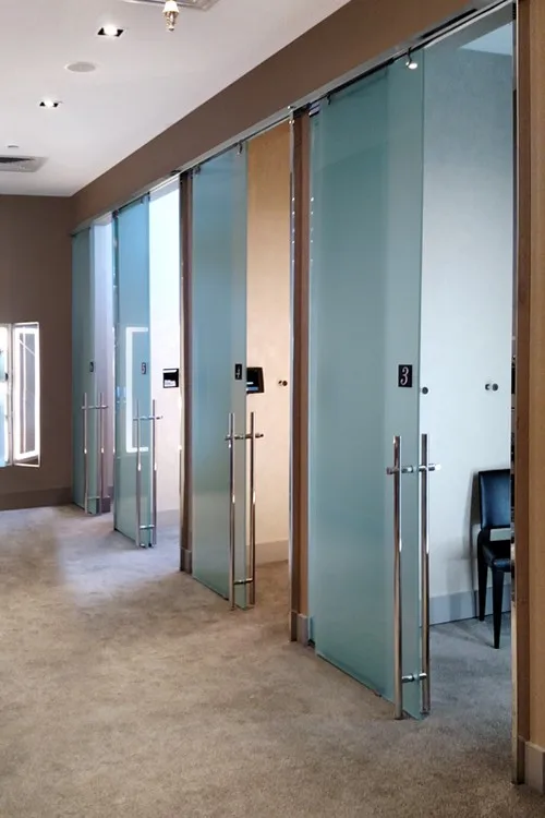 3+1 Tracks Linkage Control Sliding Doors Contact Switch Synchronized Aluminium Sliding Door