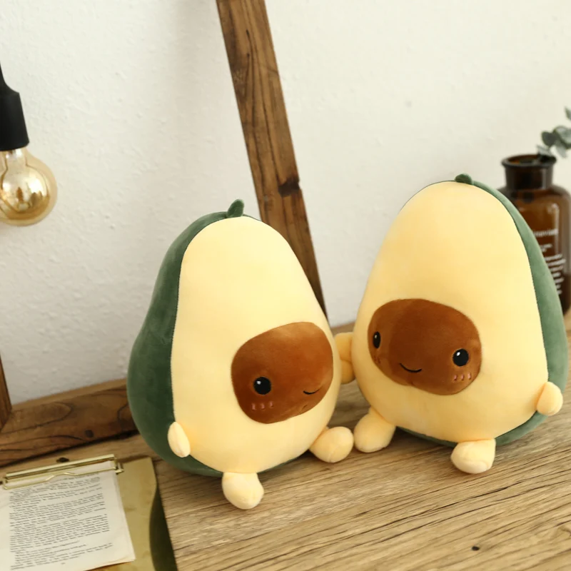 lovely children playing avocado plush pillow unique professional manufacturer stuffed toys