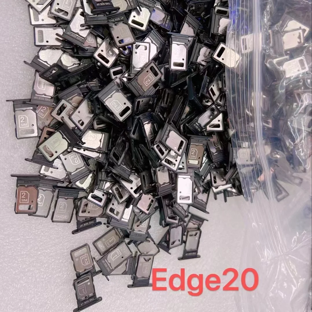 Wholesale High quality Sim Card Tray Holder for Motorola Moto Edge 20 G7 Power XT1955 sim tray single customizable business