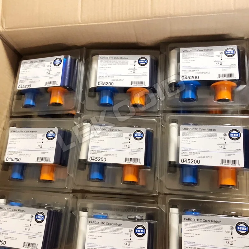 HidFargo DTC4500 DTC4500e YMCKO полноцветная лента