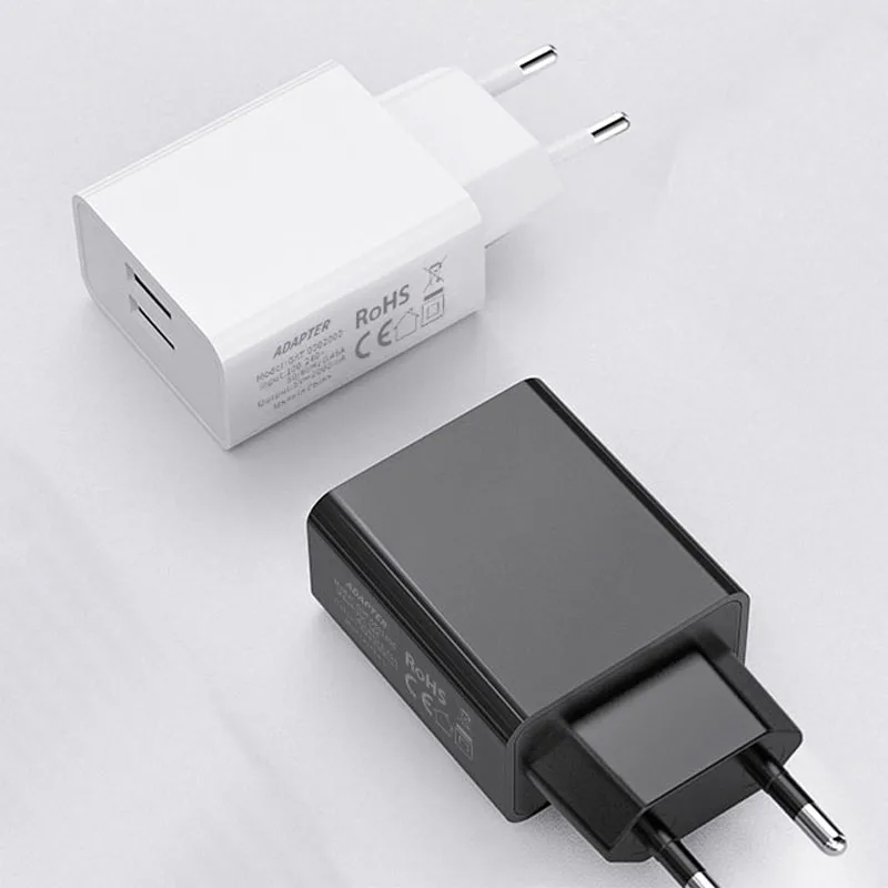 Wholesale 5V 2A 2 USB Dual Ports Travel Adapter Fast Charging USB Wall Charger