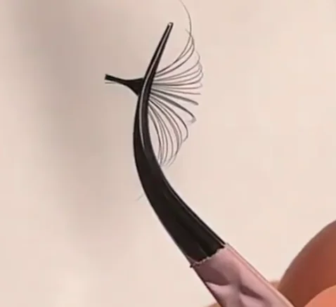 custom logo fiber tip lash tweezers for eyelash extension mega volume eye lash tweezers private label