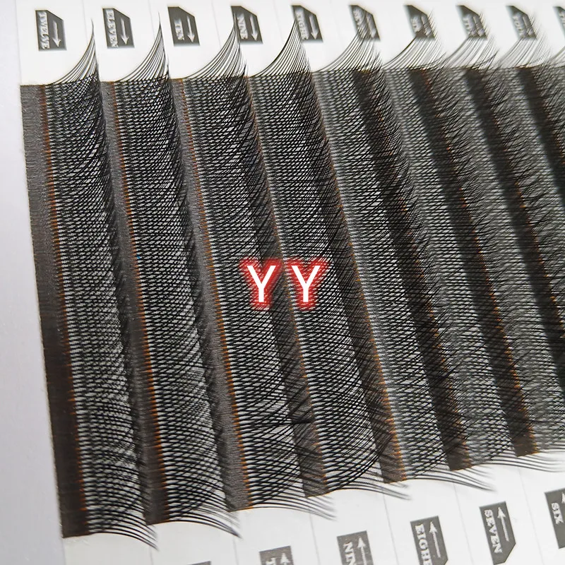 2022 new design  YY volume lash Style lashes soft mink eyelash extension 12mm 15mm with lash tool