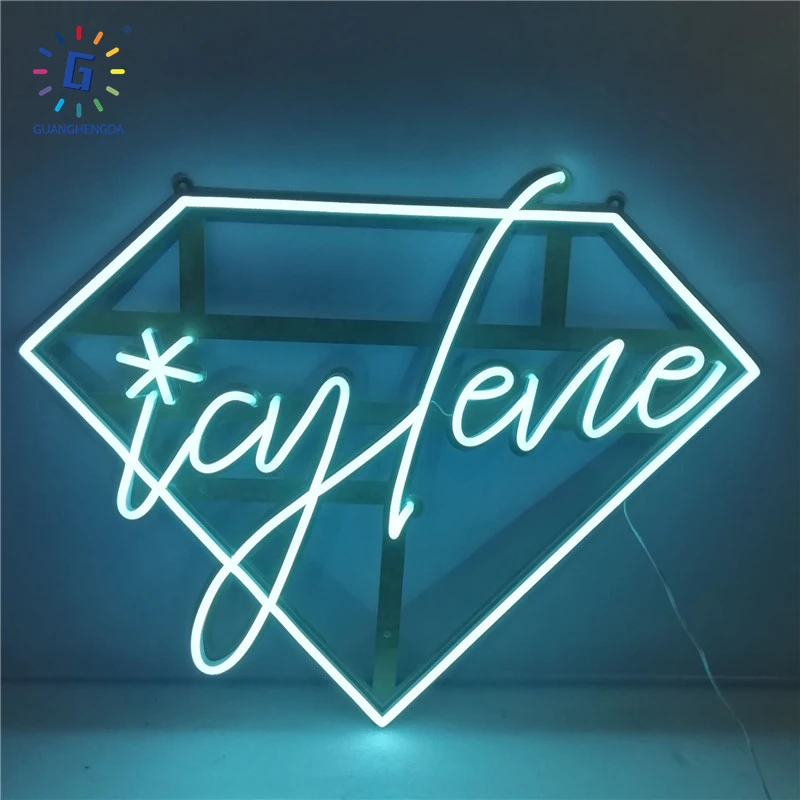 OUX Dropshipping Free Design Custom Led Neon Sign Letters Led Custom Beer Neon Sign Board Light Custom Neon Sign